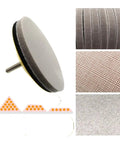Premium 5 Inch Sponge Sanding Discs With Hook Loop Backing For Wet Dry Polishing Use showing foam pad surface and textures.