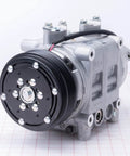 Direct Replacement A C Compressor For TM43 12V With 8 Groove Pulley Part 3300301 front view on grid background