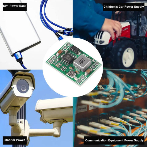 Four use cases for Six Pack MP1584 EN DC To DC Buck Converter Module Adjustable Voltage Step Down Power Supply 3A Output