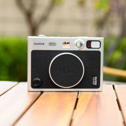 Leather Lens Cap For Insta Mini Evo Camera, Aluminum Anti Dust Anti Scratches Lightweight Lens Cover With Soft EVA Interior