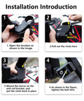Installation guide for Auto Reset UTV Side Mirrors For 1.5 To 2.0 Inch Roll Cages