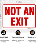 Built Tough Premium Aluminum Sign For Indoor And Outdoor Use No Fuss Rust Free Weatherproof And Ultra Durable With A Sharp Professional Look For Home Office Garage Shop And Retail Spaces, 14x10 inches