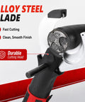 TBANVOO Heavy Duty Hydraulic Wire Cutter Tool With Electric Cable Cutting Machine features alloy steel blade for clean cuts.