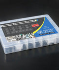 Ultra Tough Internal Circlips Snap Ring Assortment Kit, 300 Pcs, 15 Metric Sizes in clear case