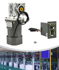 Built To Last Beefed Up Heavy Duty AC 110V 120W Worm Gear Motor With Speed Controller for Industrial Gearbox and Automation