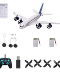 Beginner Friendly 3 Channel RC Airplane With 2.4G Remote Control Easy to Fly EPP Foam Fixed Wing Glider Aircraft parts
