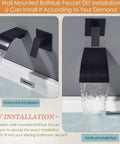 Wall Mount Roman Tub Filler With Waterfall Faucet Single Handle Solid Brass Bath Fixture Rough In Valve Included Oil Rubbed Bronze Finish