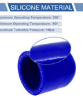 Silicone Hose End Cap 1-1/8 Inch ID 28mm With 3-Ply Polyester Layer for High Temp Engine Coolant Vacuum Seal Turbo Bypass Valve Blue