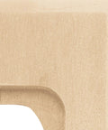 Close-up of Unfinished Birch Wood Square 1-Gang Wall Plate 6-Pack Outlet Covers For Duplex Outlets, showcasing natural wood texture.