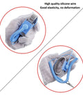 Reusable Corded Anti Static Wrist Strap With Alligator Clip For Fast Grounding And Dissipating Static Electricity, elastic band shown