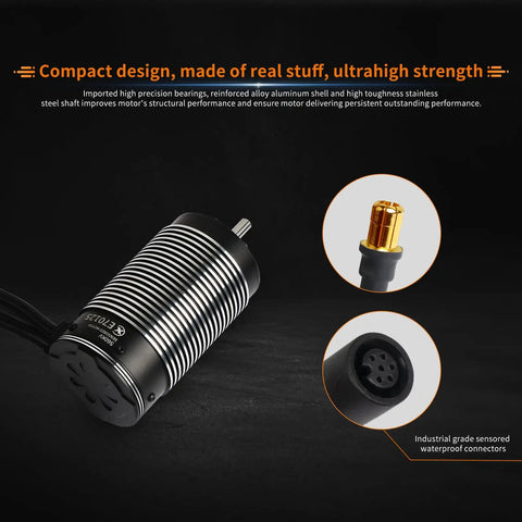 Hella Fast Sensored Brushless Motor for 1/5 Scale RC Car and Truggy, Heavy Duty 8 to 16S LiPo Setup, Killer 420KV Torque for Offroad Trucks and Combat Robots, Rip Jumps and Dominate with Top Shelf Performance