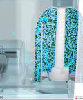 Aqua Pro 2-In-1 Humidifier Filter A250 Demineralization Cartridge inside ultrasonic humidifier showing water flow arrows