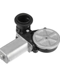 Heavy Duty Plug And Play Front Left Power Window Lift Motor For Toyota Highlander Straight Swap Replacement Assembly Oem Look 8572032150 Black Auto Gear close-up view of motor and gear structure
