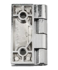 Heavy Duty Zinc Alloy Butt Hinge For Cabinet Doors And Furniture, Silver 60x60mm showing design details and screw holes