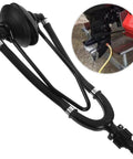 Dual Tube Outboard Engine Flusher For Boats And Yachts, Dockside Pro Grade Marine Motor Cleaner Water Flushing System, Easy Engine Maintenance And Cooling, Keeps Dirt And Grime Out, Quick Connect Hose Fit shown with hoses and fitting detail