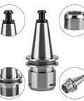 ISO20 ER20-35L Balance Collet Chuck G2.5 30000RPM CNC Tool Holder With Pull Stud shown in various angles and parts