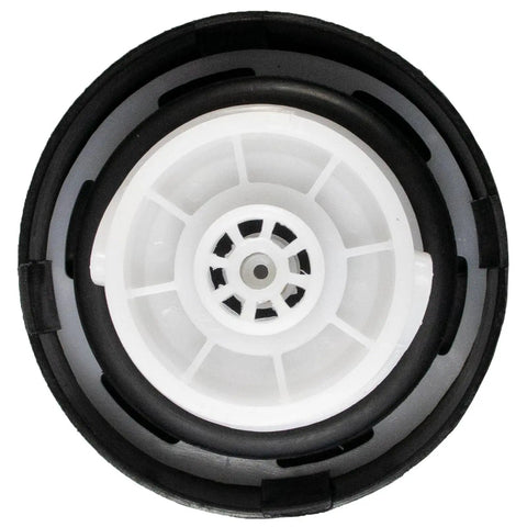 Bottom view of Gas Cap Fuel Tank Cover Cap 10838 Direct Replacement For Nissan Frontier 2001-2011, showing seal structure
