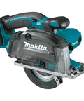 18V LXT Cordless Metal Cutting Saw Bare Tool with 5-3/8 inch blade, shown from side view for cutting conduit and metal