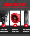 Unique features of Beefy 5 Ton Screw Jack For Vehicles And Home Projects, heavy duty car support jack with stable construction