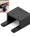 Hand Drill To Drill Press Upgrade Conversion Mount For Accurate Woodworking Drilling, black adjustable support fixture