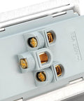 Rugged Recessed Floor Electrical Outlet Kit With Slick Sealing Loop Keeps Water And Dust Out Of Your 2 Prong 6 Holes Receptacle showing electrical connections.