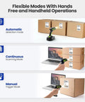 Rugged 2D QR Industrial Barcode Scanner With Wireless Charging Stand Tough As Nails IP65 Waterproof modes demonstration
