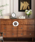 Vintage Round Drawer Knob Set In Oil Rubbed Bronze For Dresser Wardrobe Cupboard And Kitchen Cabinets on wood dresser
