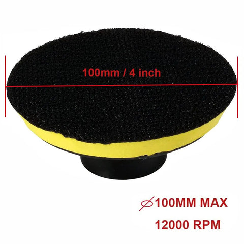 4 Inch Diamond Polishing Pads Set 50 Grit For Wet Or Dry Polishing And Sanding Stone Marble Granite With Velcro Backing