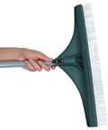 Extra Long Turf Rake For Artificial Grass Built Tough Heavy Duty Astro Turf Bristle Brush For Leaves Removal Rust And Abrasion Resistant Back Friendly Ergonomic Two Piece Handle 62 Inch Non Slip Design