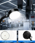 LED Work Light With Magnetic Base Gooseneck 20W 2000LM Flexible Adjustable Machine Light in industrial setting