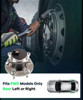 Rear Wheel Hub Bearing Assembly 512394 For Mitsubishi Lancer 2008-2015, Outlander 2011-2012, Outlander Sport 2011-2012, 5 Lug