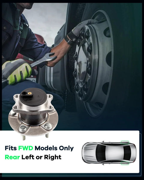 Rear Wheel Hub Bearing Assembly 512394 For Mitsubishi Lancer 2008-2015, Outlander 2011-2012, Outlander Sport 2011-2012, 5 Lug