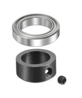 3 Pack Ball Bearing Kit for 1/2 Inch Shank Router Bits With 1/2 Inch ID And 3/4 Inch OD Chrome Steel Bearings, separated view