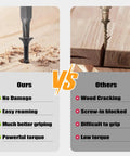 Comparison of 4 Inch Exterior Deck Screws Heavy Duty Exterior Wood Screws With Torx Drive Star Bit, Ours vs Others performance