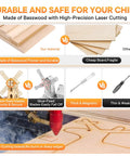 Comparison of basswood vs. other materials in Solar Powered 3D Wooden Windmill Puzzle Kit for Kids and Adults Diy Dutch Windmill House Build Toy Educational Science Craft Hands On Creative Model Project Basswood Safe and Sturdy.