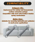 Badass Heavy Duty Stainless Steel Recliner Springs Knockout Build For Sofa Repair Solid As A Rock Tension Coils on a couch
