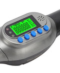Hot Digital Torque Wrench 3/8 Inch Electric Tool with light blue backlit display showing settings for precision work.