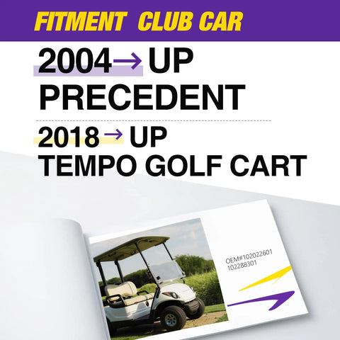 Heavy Duty Golf Cart Tie Rod End For Precedent And Tempo Models 2004 To 2026 Upgrade With Aluminum And Steel Construction For Longer Life And Smoother Steering Replaces OEM Parts 1020226 01 1022883 01 102022601 102288301 fitment chart