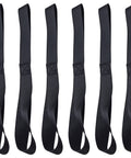 Beefy Soft Loop Tie Down Straps Pack Of 6, 1500 Lb Load Capacity And 4500 Lb Break Strength, 12 By 1 Inch Heavy Duty Nylon Tie Downs