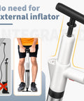 Turbocharged Toilet Unclogger Kit With Real-Time Barometer, High-Pressure Air Drain Blaster in use, no external inflator needed.