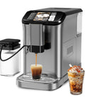 Super Automatic Espresso Machine Packs 20 Bar Pressure And Built In Conical Burr Grinder To Brew Smooth Lattes And Cappuccinos No Sweat Daily Routine with brewing espresso.