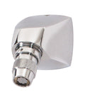 Side view of Institutional-Grade 1-Spray 1-Inch Fixed Showerhead With IPS Connection In Polished Chrome, Brass And Stainless Steel Build