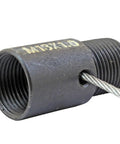 Close-up of Metric Brake Line Fitting Thread Size Gauge With ISO Metric Chart And Dual Ended Checkers showing M13 x 1.0 size marking.