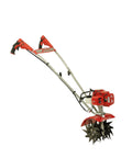 Gas Powered Tiller Cultivator Lightweight 20 Pound Yard Tool With Folding Handles And Carrying Handle Easy Storage 2 Cycle Engine