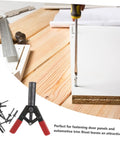 Check Out This Awesome Cabilock Mini Rivet Gun Set Manual Tool Kit For Serious DIYers Who Need A Durable Riveter Machine That Sets Rivnuts Perfectly In One Quick Stroke With Its Ergonomic Design. Manual black rivet gun with red handles and rivets for door panels