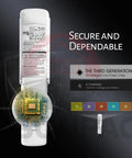 G940EV-P2 Wireless Universal Garage Door Opener Keypad showing circuit board and features illustration.