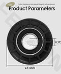 Two Pack V Idler Pulley Drive Assembly Kit For Grasshopper 718 720 721D Mowers Beefed Up Heavy Duty Replacement Drive System With Durable Bearings And Easy Install, 2.51-inch pulley, 0.375-inch bore