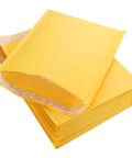 Stack of Bubble Mailers 10x13 Inch Padded Envelopes Pack Of 25 Self Seal Kraft Paper Water Resistant Bubble Padded Shipping Envelopes