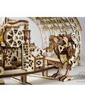 Mechanical Robot Factory 3D Wooden Puzzle Kit From STEAM Line Toys, Fully Functional Steampunk Factory Model With Gears And Moving Parts, robot assembly line