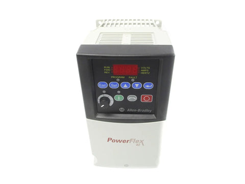 Allen-Bradley PowerFlex 40 drive suitable for use with 22B D010N104 Series A Firmware 7.01 OEM NSFS NSMP NSNP NUPI REMAN upgrades.